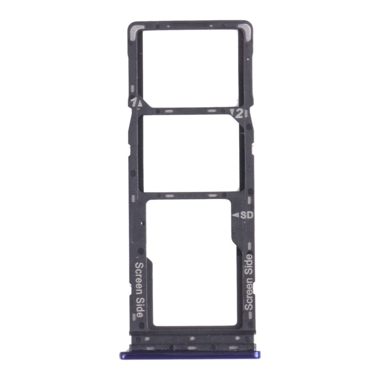 For Tecno Camon 12 Air CC6 SIM Card Tray + SIM Card Tray + Micro SD Card Tray