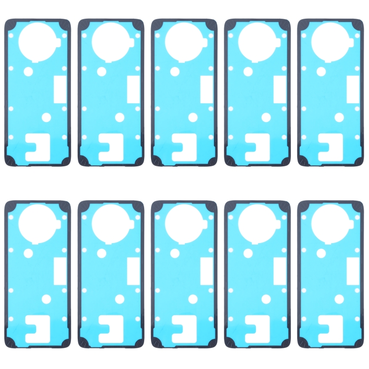 10 PCS Back Housing Cover Adhesive for Xiaomi Redmi Note 9 Pro 5G / Mi 10T Lite 5G