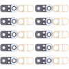10 PCS Back Camera Lens for Xiaomi Redmi Note 10 Pro (India) / Redmi Note 10 Pro Max / Redmi Note 10 Pro M2101K6G M2101K6R M2101K6P M2101K6I