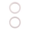 2 PCS Rear Camera Glass Lens Metal Outside Protector Hoop Ring for iPhone 13