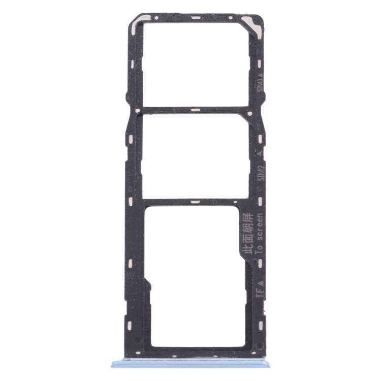 For OPPO Realme C12 RMX2189 SIM Card Tray + SIM Card Tray + Micro SD Card Tray