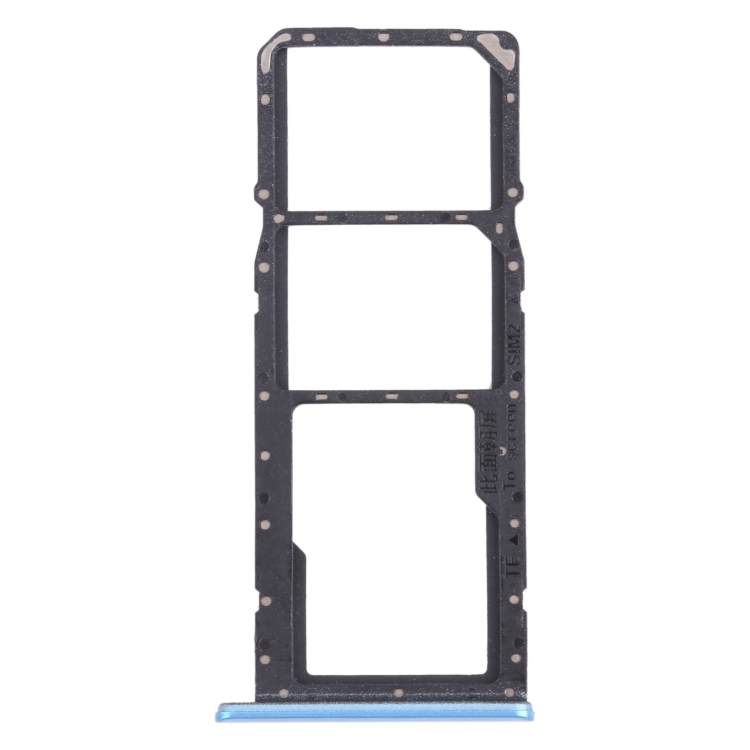 For OPPO Realme C21 / Realme C21Y RMX3201,RMX3261 SIM Card Tray + SIM Card Tray + Micro SD Card Tray