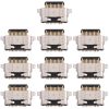 10 PCS Charging Port Connector for Motorola Moto G9 Plus XT2087-1