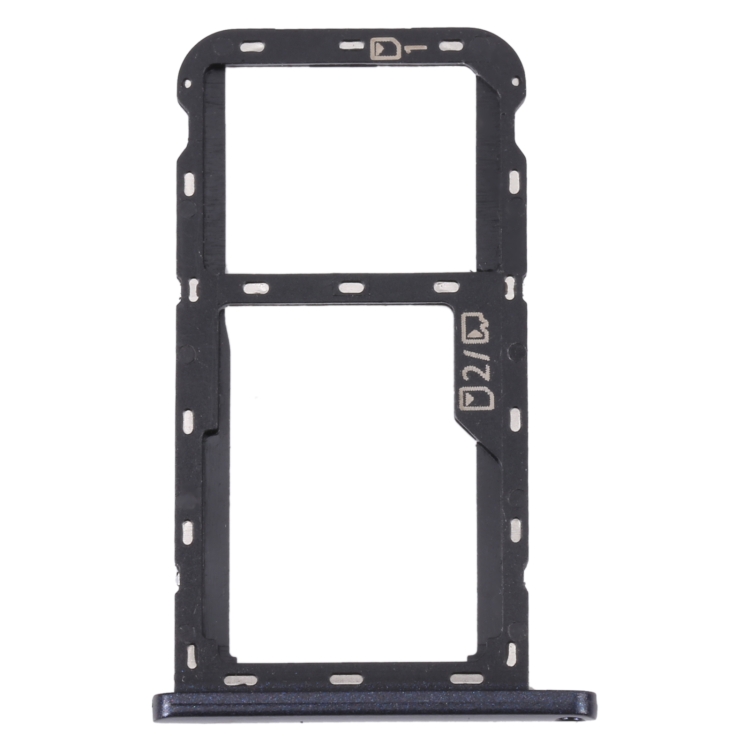 For ZTE Blade A72 SIM Card Tray + SIM Card Tray / Micro SD Card Tray