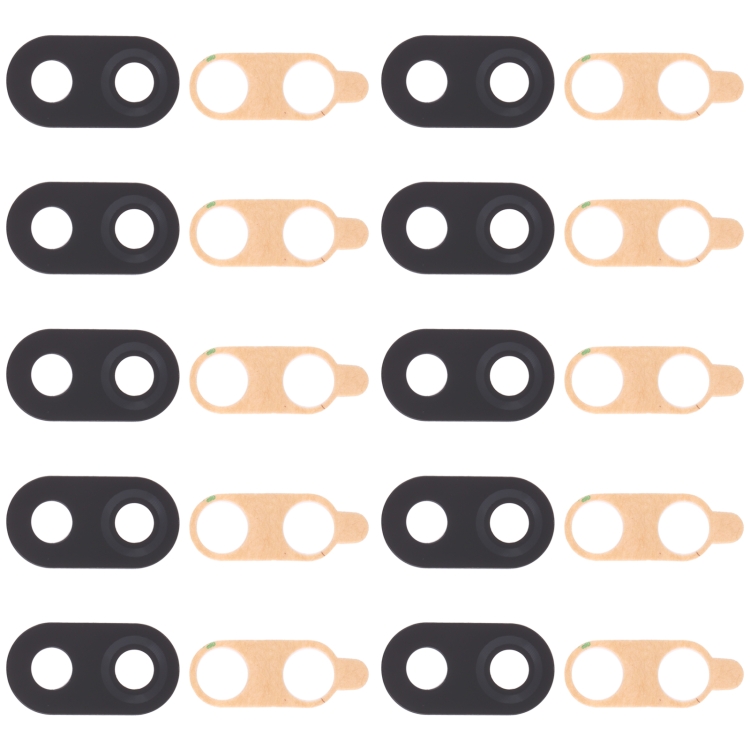 10 PCS Back Camera Lens for LG K40 / LG K12 / LG K12 Plus / LG X4 (2019) LMX420, LMX420EMW, LM-X420
