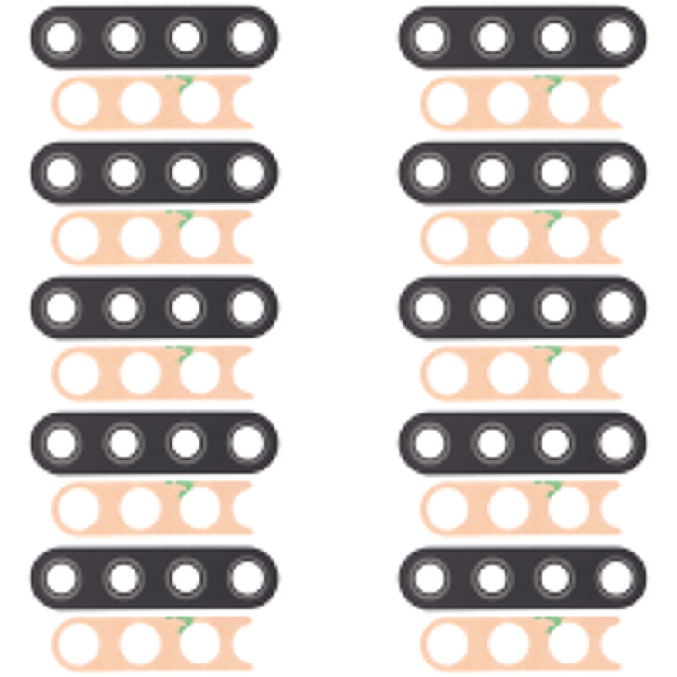 10 PCS Back Camera Lens for LG K51 / Q51 LM-Q510N K500MM