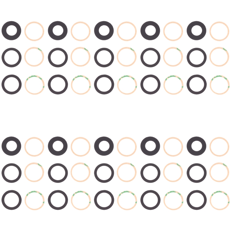 For OPPO Reno4 Pro 5G 10pcs Back Camera Lens