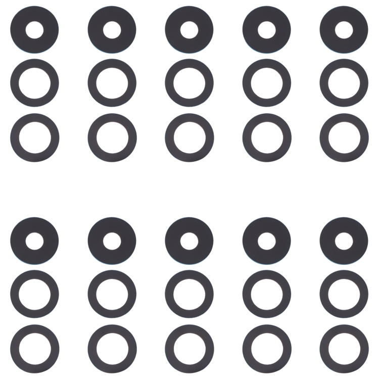 For OPPO Reno5 4G / Reno5 5G / Reno5 5K 10pcs Back Camera Lens