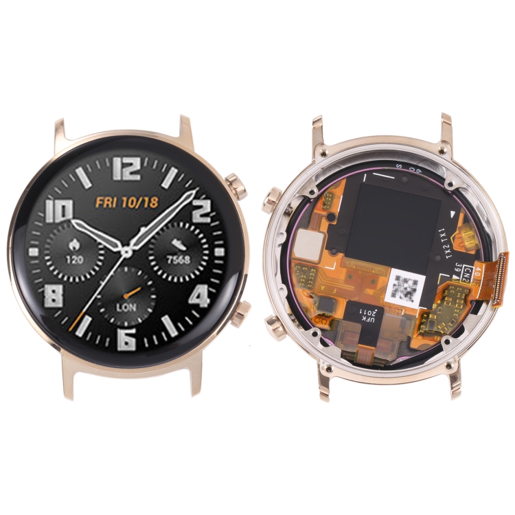 Original LCD Screen and Digitizer Full Assembly With Frame for Huawei Watch GT 2 42mm