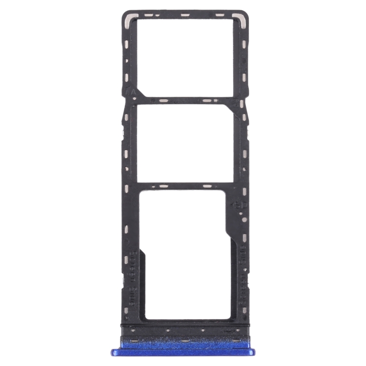 For Tecno Camon 12 Pro SIM Card Tray + SIM Card Tray + Micro SD Card Tray
