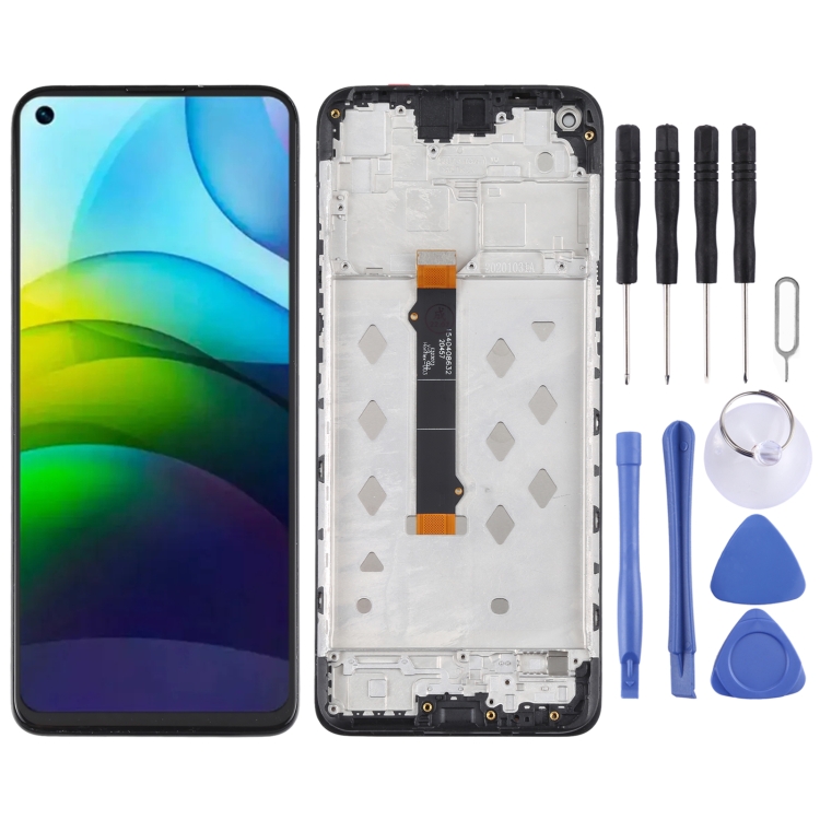 LCD Screen and Digitizer Full Assembly with Frame for Lenovo K12 Pro 2020 XT2091-8