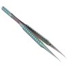 2UUL Ti02 Titanium Alloy Curved Tweezers