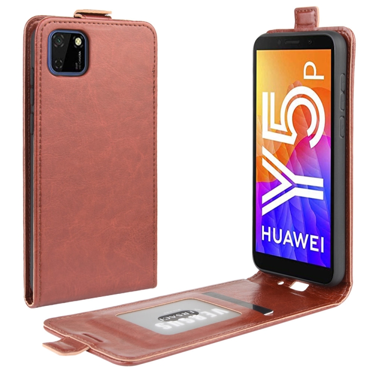 For Huawei Y5p/Honor 9S R64 Texture Single Vertical Flip Leather Protective Case with Card Slots & Photo Frame
