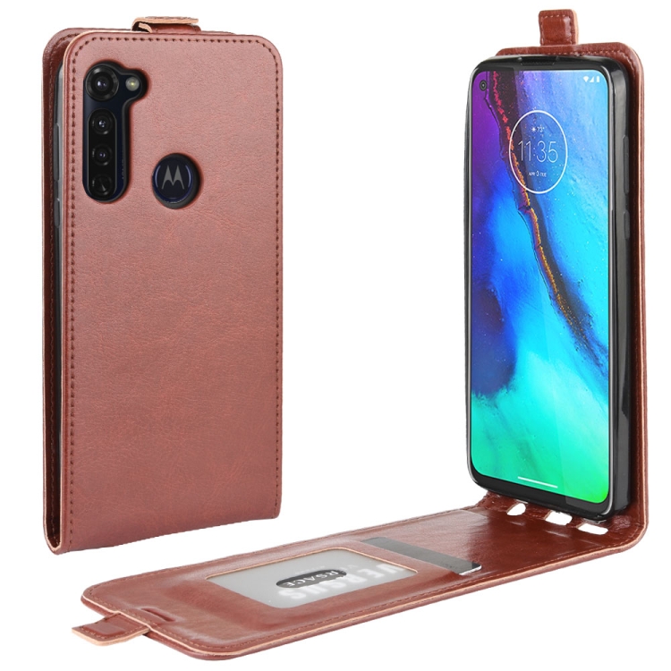 For Motorola Moto G Stylus R64 Texture Single Vertical Flip Leather Protective Case with Card Slots & Photo Frame