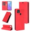 For ZTE Blade 10 Smart / Blade 20 Retro-skin Business Magnetic Suction Leather Case with Holder & Card Slots & Wallet
