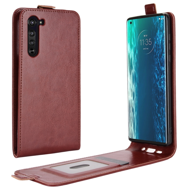 For Motorola Edge R64 Texture Single Vertical Flip Leather Protective Case with Card Slots & Photo Frame