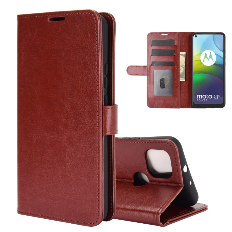 For Motorola Moto G9 Power R64 Texture Single Horizontal Flip Protective Case with Holder & Card Slots & Wallet& Photo Frame