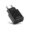 LZ-715 PD + QC 3.0 Dual Ports Fast Charging Travel Charger, EU Plug
