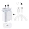 20W PD 3.0 Travel Fast Charger Power Adapter with USB-C / Type-C to Type-C Fast Charge Data Cable, AU Plug