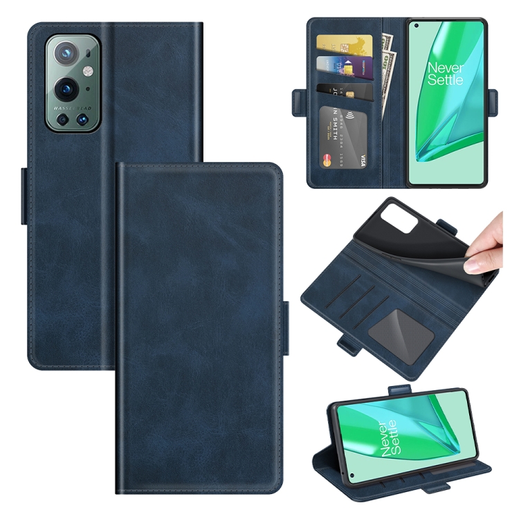 For OnePlus 9 Pro Dual-side Magnetic Buckle Horizontal Flip Leather Case with Holder & Card Slots & Wallet