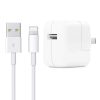12W USB Charger + USB to 8 Pin Data Cable for iPad / iPhone / iPod Series, US Plug