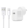 12W USB Charger + USB to 8 Pin Data Cable for iPad / iPhone / iPod Series, AU Plug