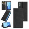 For Wiko Y51 Retro-skin Business Magnetic Suction Leather Case with Holder & Card Slots & Wallet