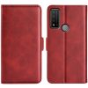 For TCL 20 R 5G  Dual-side Magnetic Buckle Horizontal Flip Phone Leather Case with Holder & Card Slots & Wallet