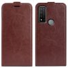 For TCL 20 R 5G R64 Texture Single Vertical Flip Leather Phone Protective Case with Card Slots & Photo Frame