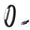 XJ-72 20cm USB to USB-C / Type-C Bracelet Charging Data Cable