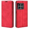 For OnePlus 10 Pro 5G Retro-skin Magnetic Suction Phone Leather Case with Holder & Card Slots & Wallet