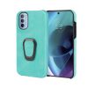 For Motorola Moto G51 5G Ring Holder PU Phone Case