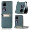 Litchi Pattern Card Folding Phone Case