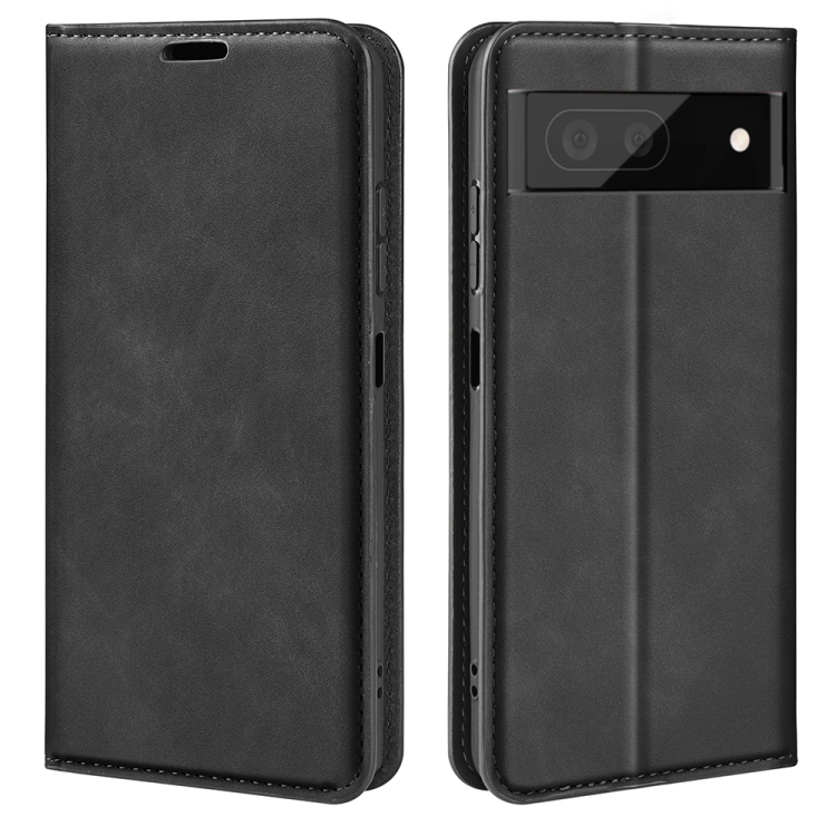 For Google Pixel 7 Pro Retro-skin Magnetic Suction Leather Phone Case