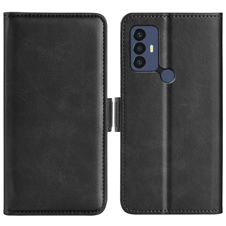For TCL 30 SE/305/306 Dual-side Magnetic Buckle Leather Phone Case