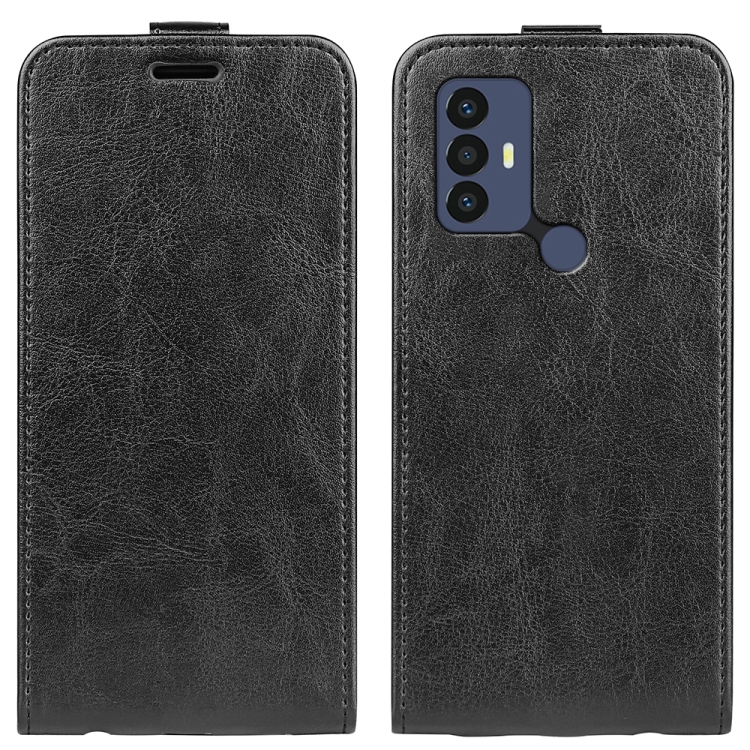 For TCL 30 SE/305/306 R64 Texture Single Vertical Flip Leather Phone Case