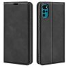 For Motorola Moto G22 4G Retro-skin Magnetic Suction Leather Phone Case