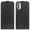 For Motorola Moto G52 4G R64 Texture Vertical Flip Leather Phone Case