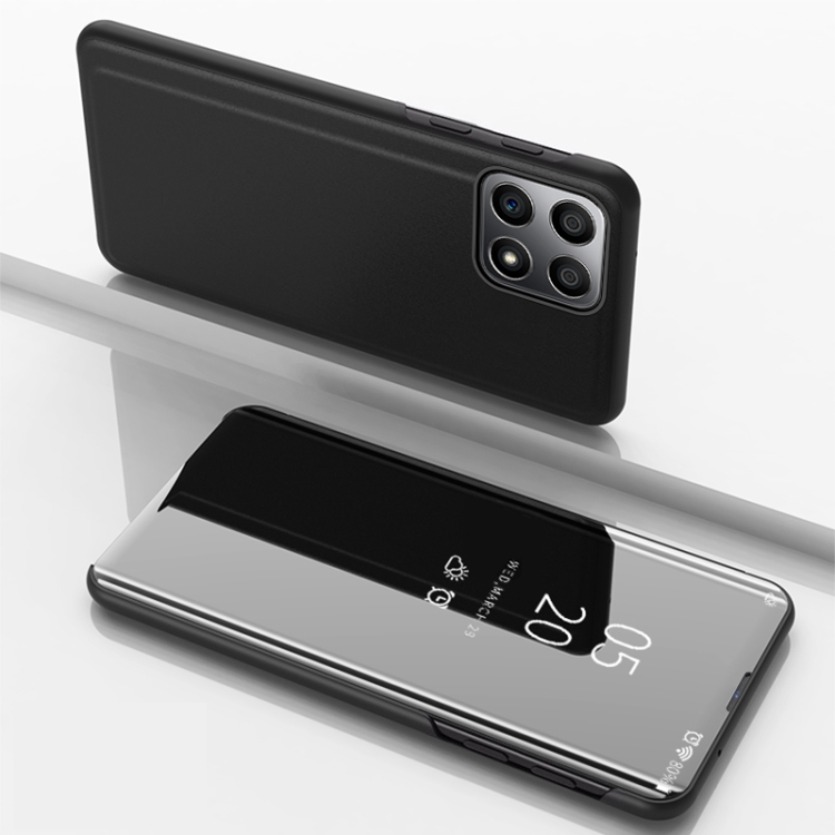 Plated Mirror Horizontal Flip Leather Case