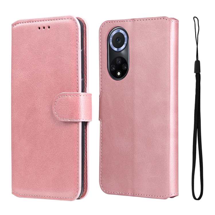 For Honor 50 5G / Huawei Nova 9 JUNSUNMAY Calf Texture Leather Phone Case