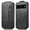For Google Pixel 7 Zipper Wallet Vertical Flip Leather Phone Case