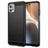 For Motorola Moto G32 Brushed Texture Carbon Fiber TPU Phone Case
