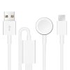 For Apple Watch Series & Phone with Type-C Port 2 in 1 USB Magnetic Charging Cable 3.93ft/1.2m