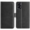 For Motorola Moto E13 Dual-side Magnetic Buckle Horizontal Flip Leather Phone Case