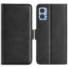 For Motorola Moto E22 / E22i Dual-side Magnetic Buckle Horizontal Flip Leather Phone Case