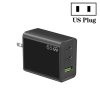 GaN PD65W Type-C x 2 + USB3.0 Laptop Adapter for Apple MacBook Series ,US Plug
