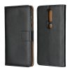Leather Horizontal Flip Holster for Nokia X6 2018 ，with Magnetic Clasp and Bracket and Card Slot and Wallet