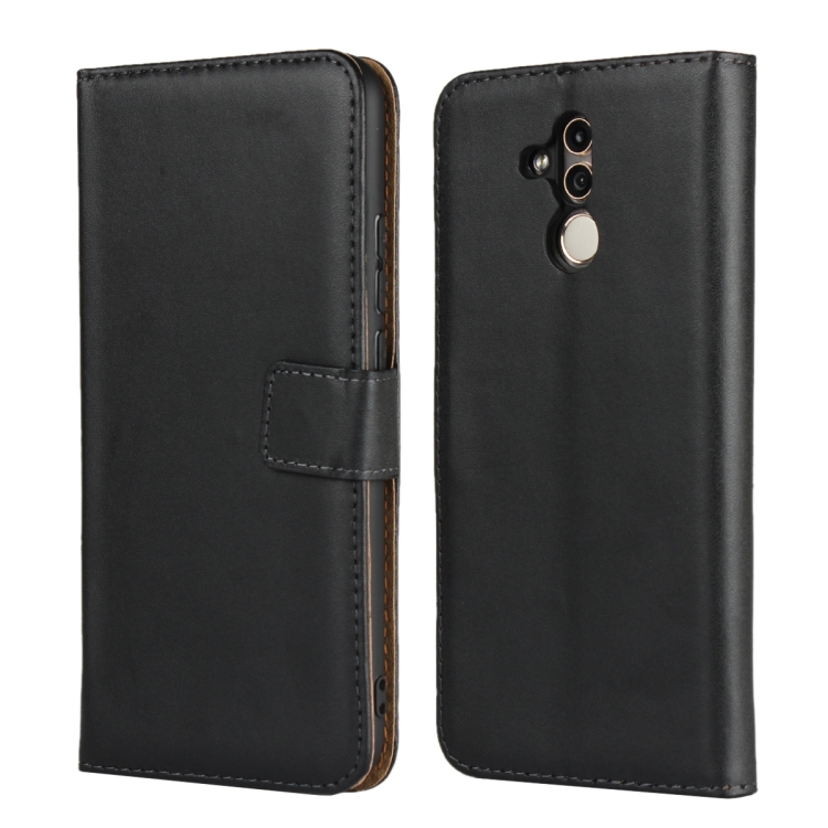 Leather Horizontal Flip Holster for Huawei Mate 20 Lite / Maimang 7 with Magnetic Clasp and Bracket and Card Slot and Wallet