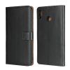 Leather Horizontal Flip Holster for Huawei Honor 8X MAX with Magnetic Clasp and Bracket and Card Slot and Wallet