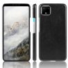 Shockproof Litchi Texture PC + PU Case For Google Pixel 4
